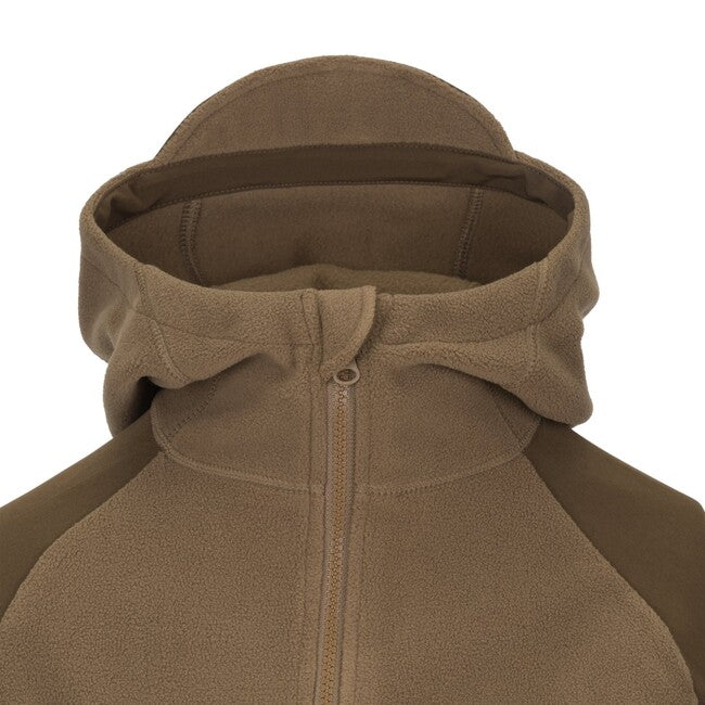 Helikon-Tex Cumulus damen-Fleece-T-shirt mit Kapuze, schwarz