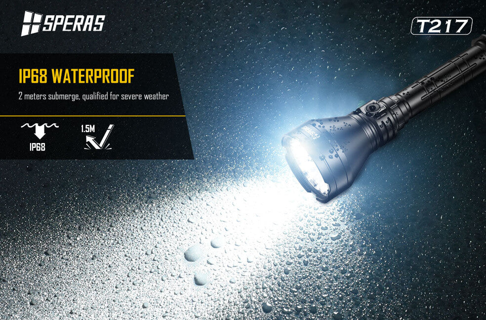 Speras T217 Jagdtaschenlampe 1400LM 1400M