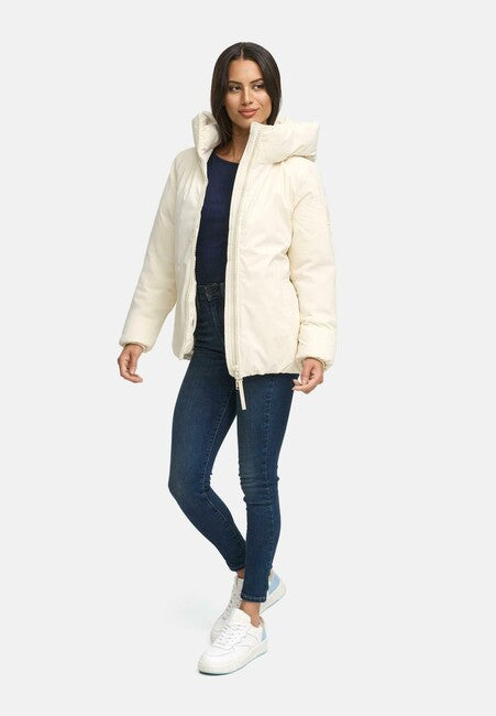 Navahoo Blutenlicht 14 damen Winterjacke, cream