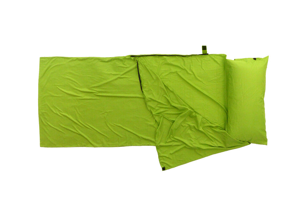 Origin Outdoors Rectangular Mikrofaser Schlafsack Liner grün