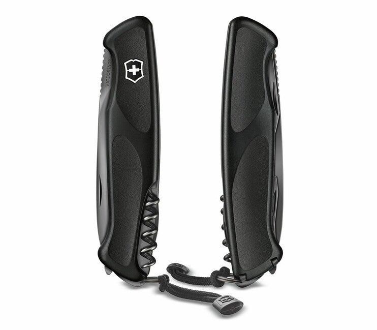 Victorinox RangerGrip 55 Onyx Black multifunkčný nôž, čierny monochromatický, 12funkcií