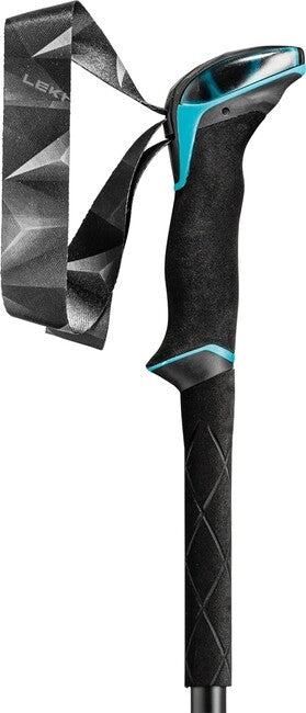 LEKI Makalu Lite AS trekkingstöcke 100 - 135 cm, schwarz-dunkel anthrazit-petrol