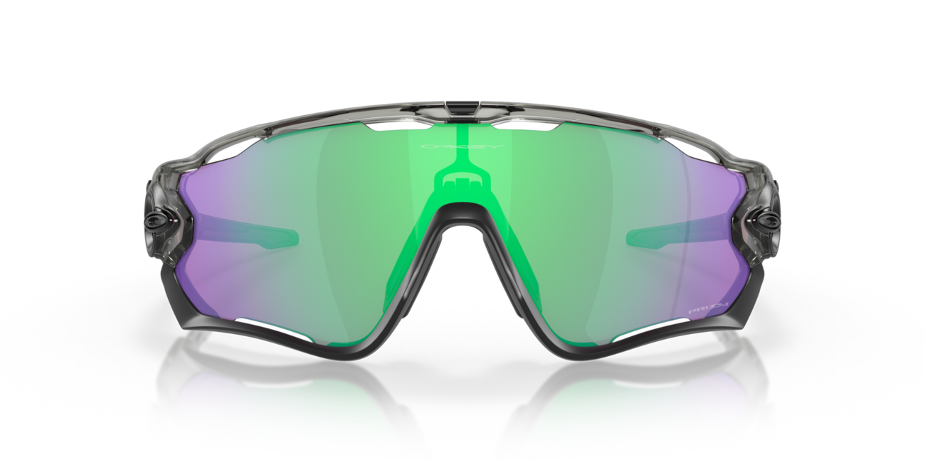 Oakley JAWBREAKER Sonnenbrille mit Rahmen Grey Ink und mit Dias Prizm Road Jade