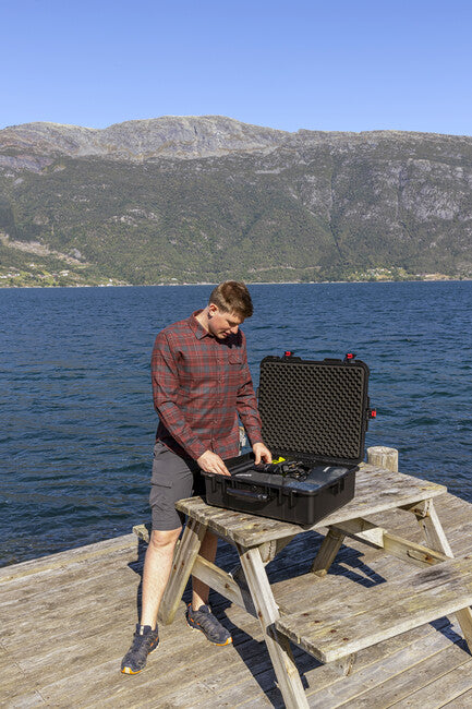 Origin Outdoors 2500 schutzkoffer schwarz mit schaumstoff