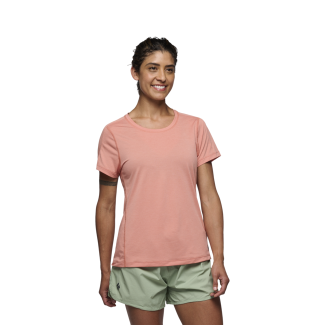 Black Diamond Lightwire Tech damen-Kurzarm-T-shirt, Himalaya-Salz