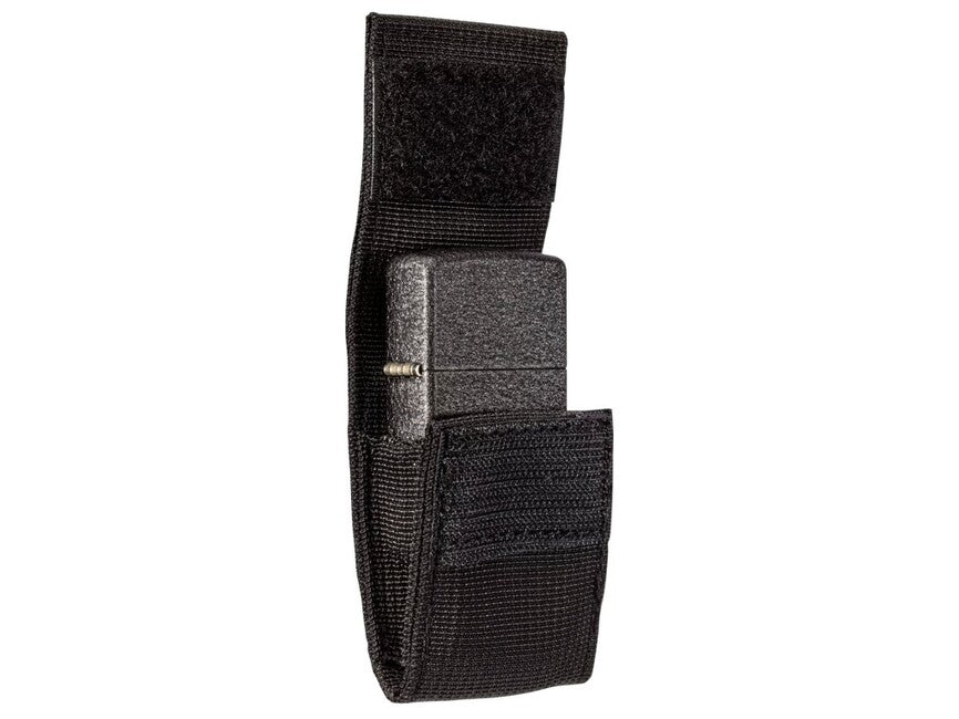 Zippo Black Crackle Tactical Case + Black Crackle Feuerzeug Set