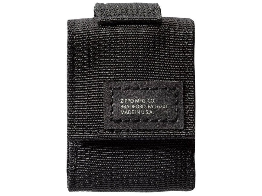 Zippo Black Crackle Tactical Case + Black Crackle Feuerzeug Set
