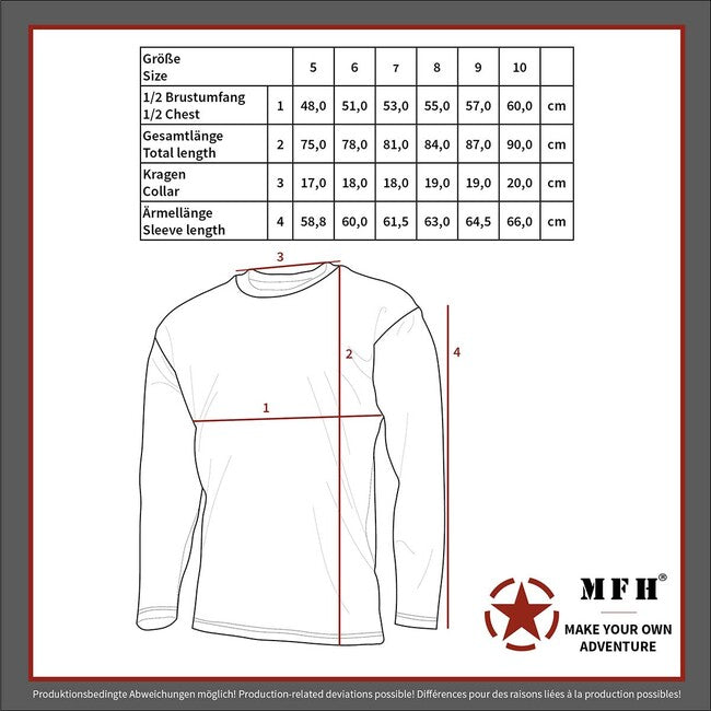 MFH BW Plysove spodne T-Shirt, OD green