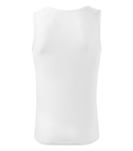 Malfini ανδρικό αμάνικο μπλουζάκι 160g/m2, λευκό