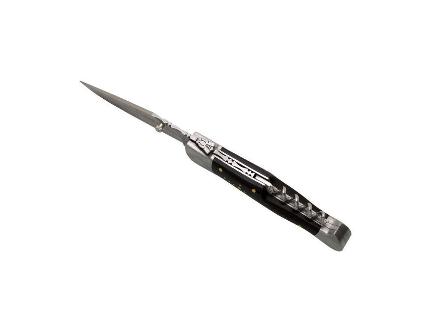 Laguiole DUB212 Natur Korkenzieher messer mit schwarzem griff stamina