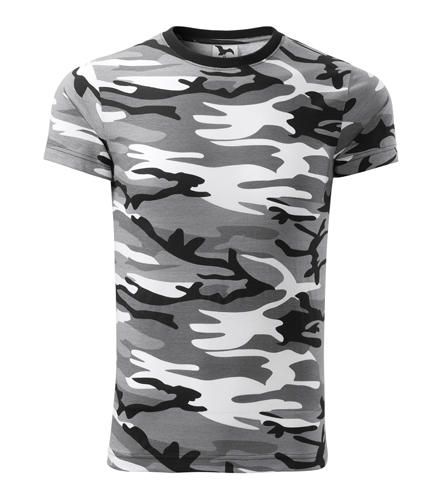 Malfini Camouflage Kurz-T-shirt, grau, 160g/m2