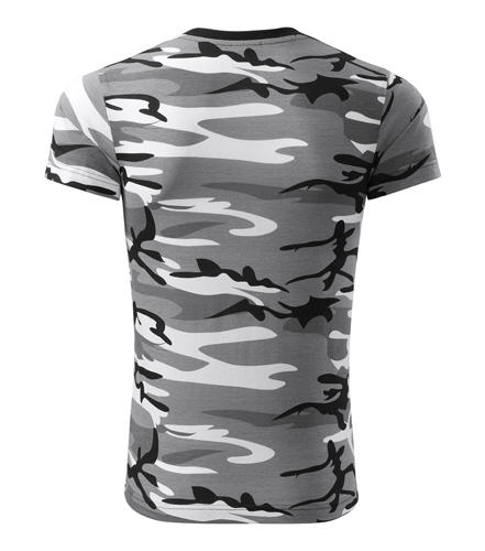 Malfini Camouflage Kurz-T-shirt, grau, 160g/m2