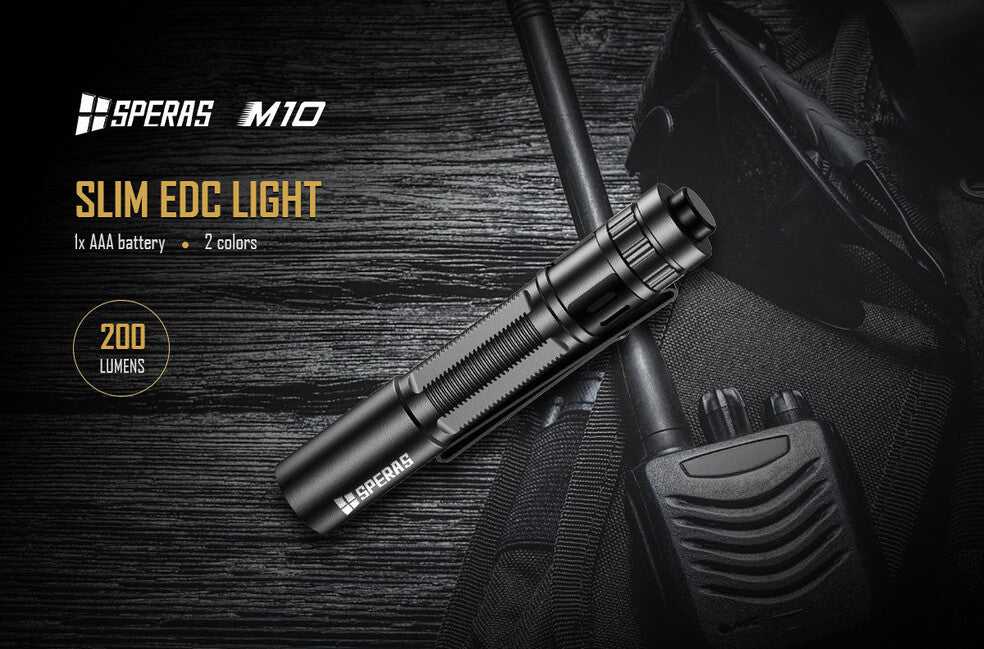 Speras M10 taschenlampe Klein EDC 200LM