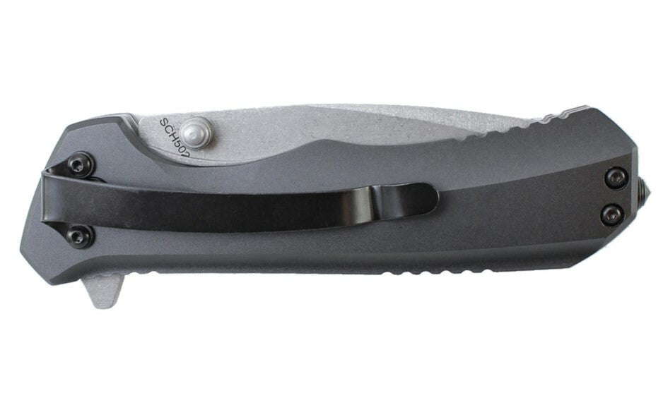 Schrade taschenmesser 8,1 cm schwarz Aluminium G10