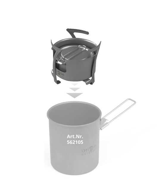 Origin Outdoors Herd Combo Titanium Kombi Kocher