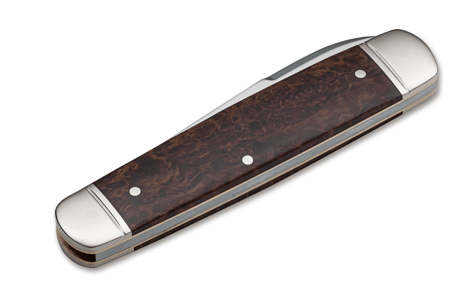 BÖKER Cattle Knife taschenmesser 8,2 cm, birke curly holz
