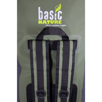 BasicNature Wasserdichte tasche 90 L grau-grün
