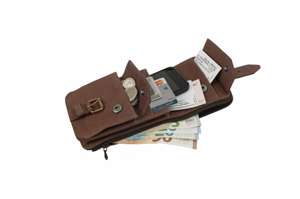 BasicNature Safe Gürteltasche aus Leder
