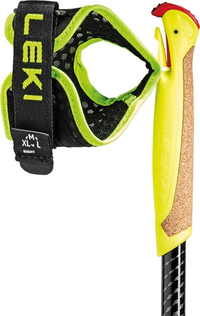 LEKI Evotrail FX.One TA Trailrunning-Stöcke, schwarz-neongelb-dunkelanthrazit