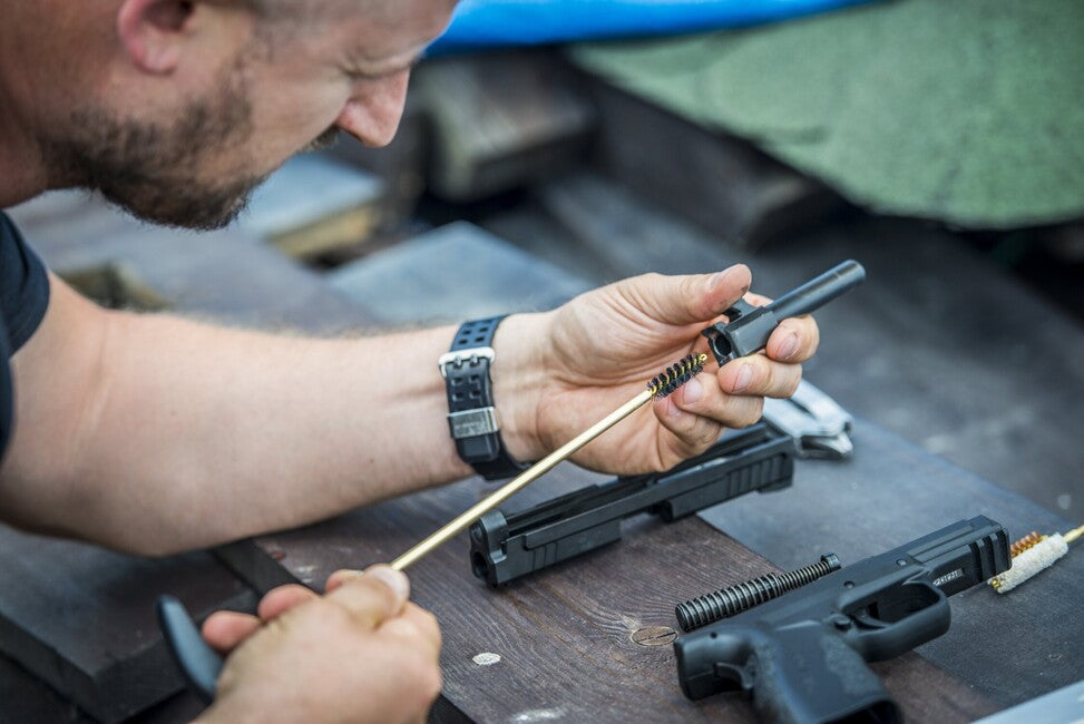 Helikon-Tex Reinigungsset für .38 / 9 mm Pistole - Kupfer - Schwarz