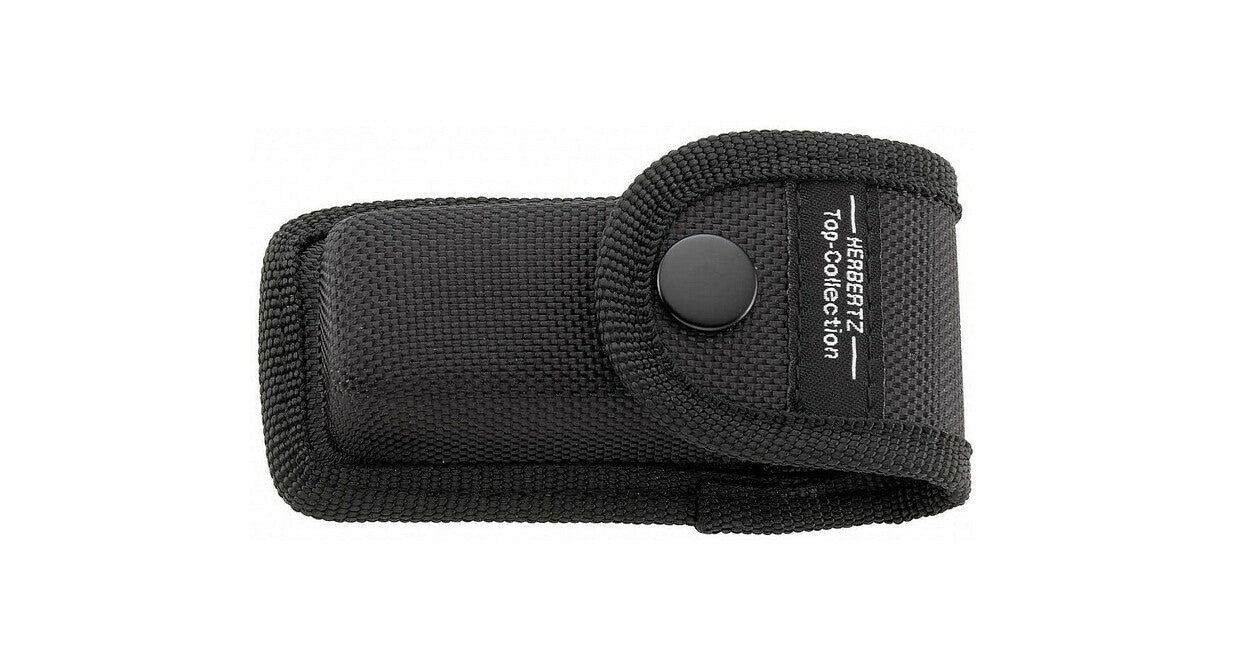 Herbertz TOP-Collection taschenmesser 6,3 cm, schwarz, Aluminium, Nylonscheide
