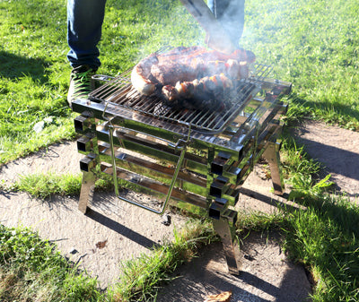 Origin Outdoors Klappgrill aus Edelstahl