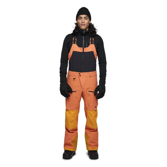 Black Diamond Recon Stretch Pro Bibs männer, bd orange-flame orange
