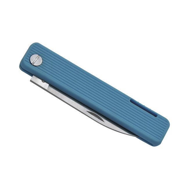 Baladeo Papagayo taschenmesser klinge 7,5 cm stahl 420, griff tpe türkis