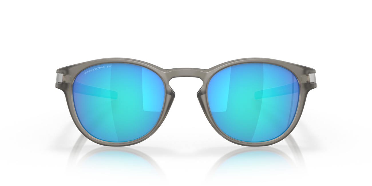 Oakley LATCH Sonnenbrille mit Rahmen Matte Grey Ink und mit Dias Prizm Sapphr Irid Polar 53