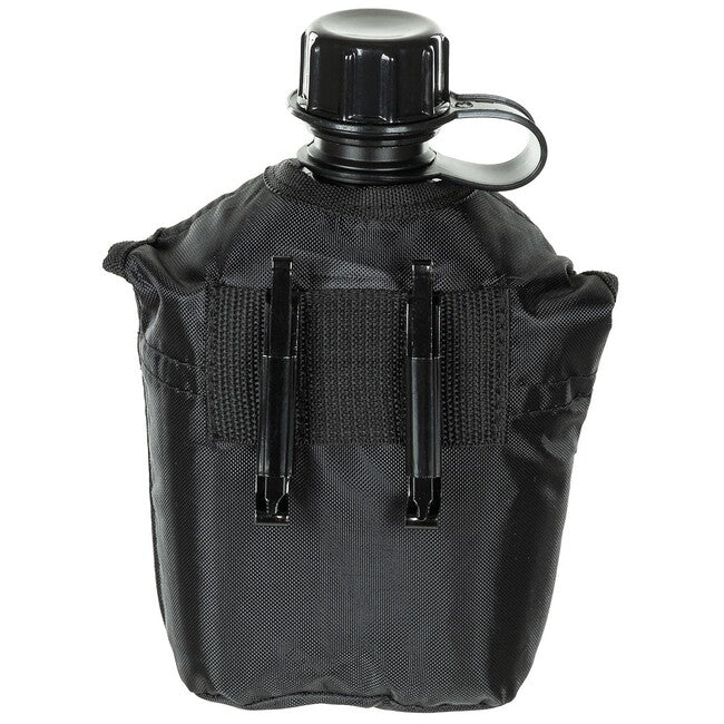 MFH Feldflasche 1L, schwarz