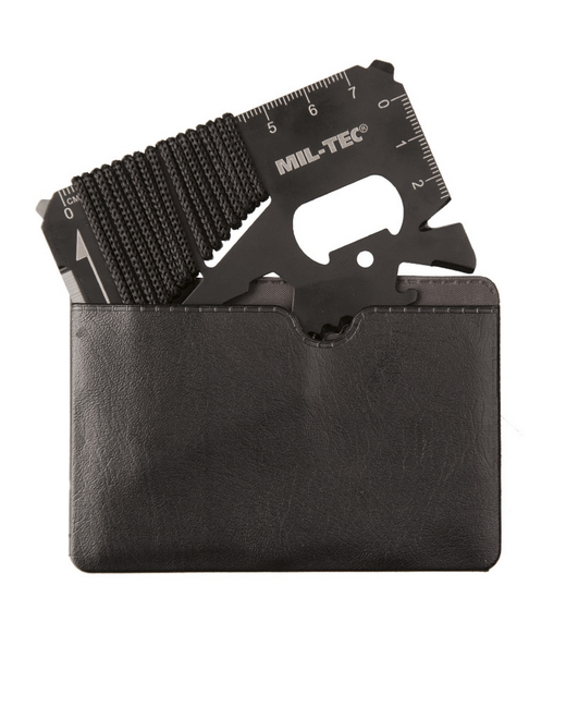 Mil-Tec Überlebenskarte mit ParaCord und Etui