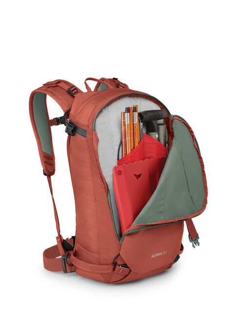 OSPREY Sopris 20 skialp-rucksack emberglow orange