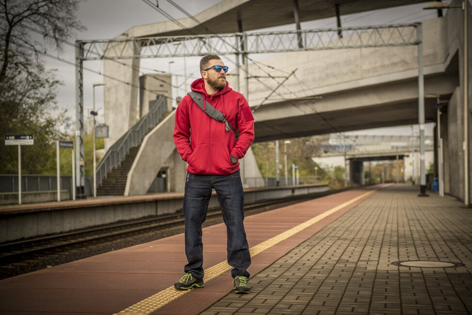 Helikon-Tex Φούτερ με Κουκούλα Tactical FullZip, Μπλε