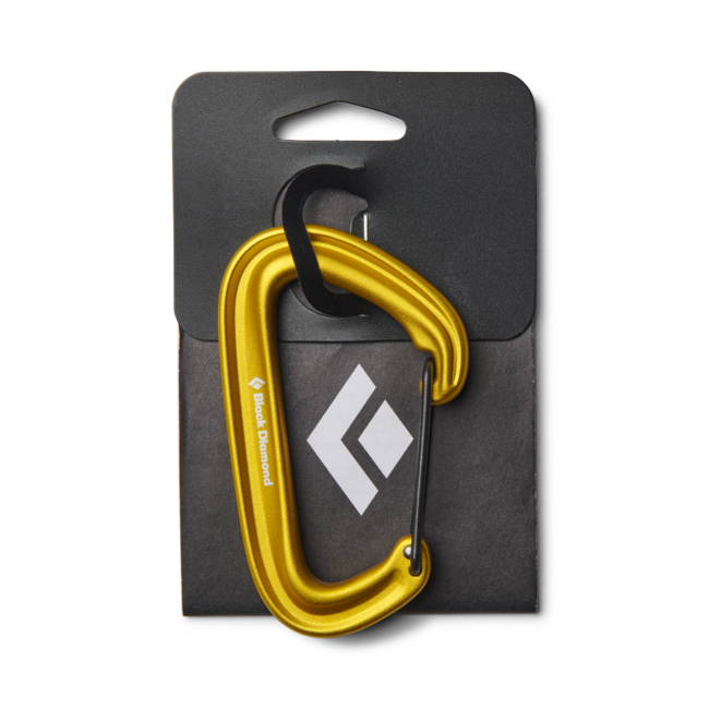 Black Diamond Litewire Karabiner, gelb
