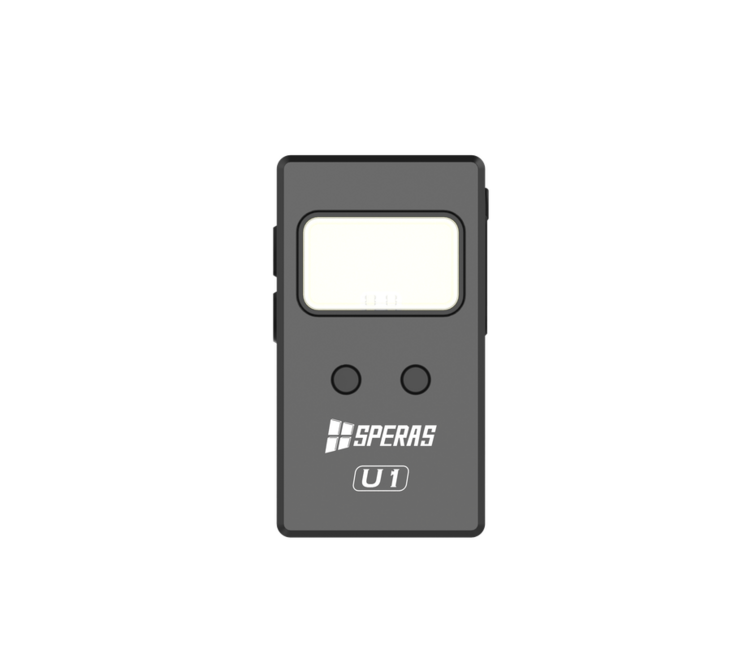 Speras U1 multifunctionale EDC taschenlampe mit clip schwarz