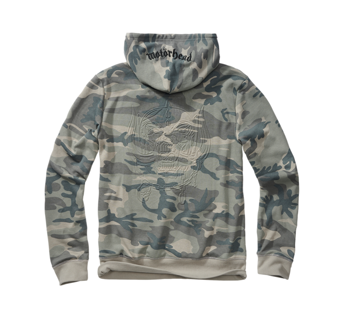 Brandit Motörhead kapuzenpullover, grau camo