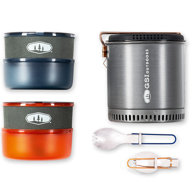 GSI Outdoors Halulite Dualist HS 1.8 l 2 Personen Kochgeschirr Set