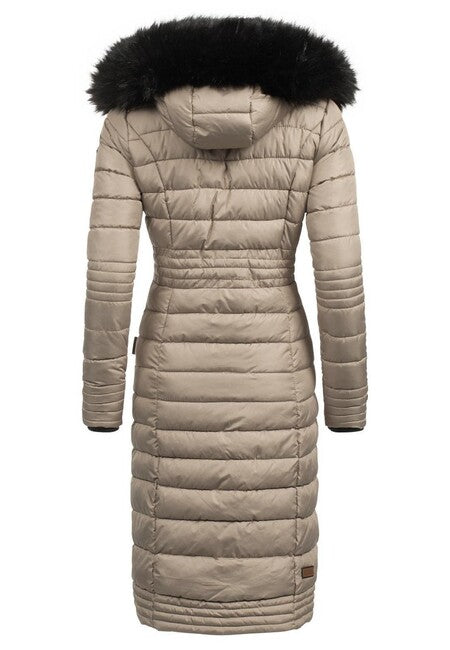Navahoo UMAY damen Steppmantel, Taupe