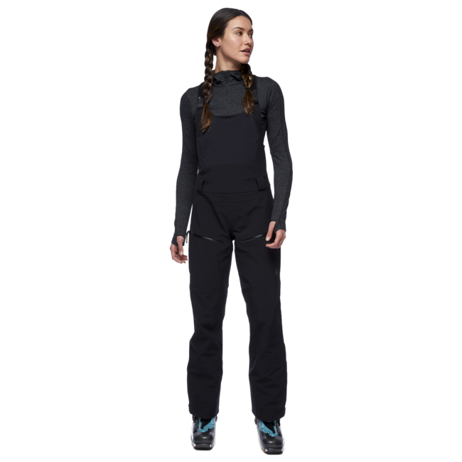 Black Diamond Recon Stretch damen-Latzhose, schwarz