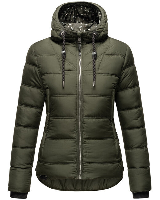 Navahoo Renesmee damen Übergangsjacke, olivgrün