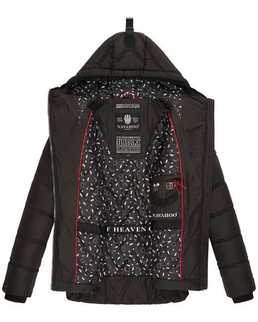 Navahoo Renesmee damen Übergangsjacke, schwarz
