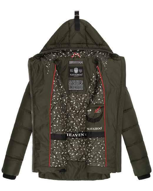 Navahoo Renesmee damen Übergangsjacke, olivgrün