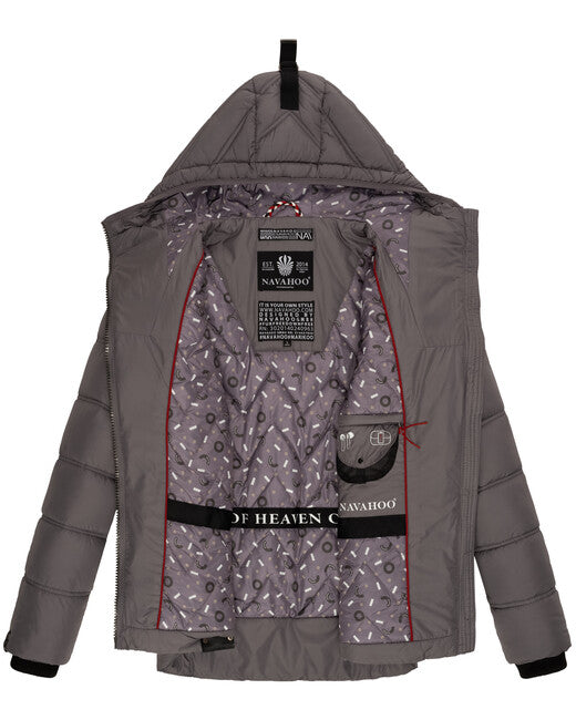 Navahoo Renesmee damen Übergangsjacke, dunkelgrau