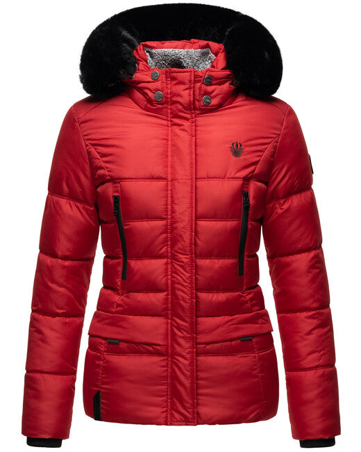 Marikoo LOVELEEN damen-Winterjacke, rot