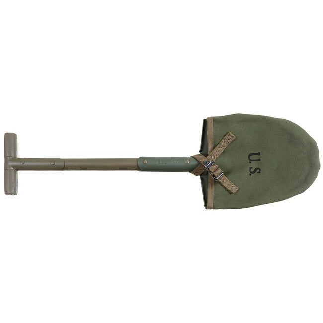 MFH American T-Spade, M10, OD grün, mit Segeltuchhülle