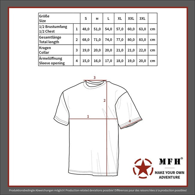 MFH American Streetstyle Kurzarm-T-shirt, AT-digital