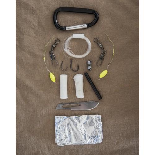 Mil-Tec Paracord Survival-Kit, klein, schwarz