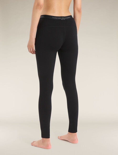Icebreaker 200 Oasis damen Thermo-Leggings, schwarz