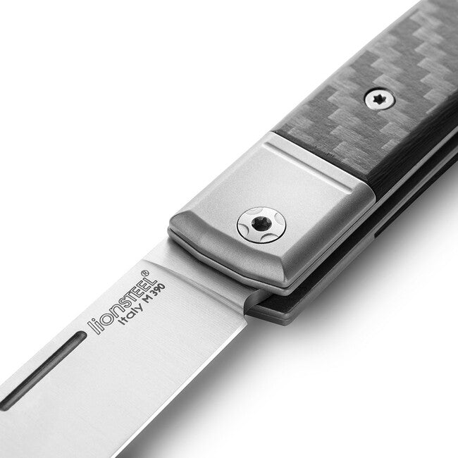 Lionsteel BestMAN mit einfacher Klinge aus Stahl M390 bestMAN BM1 CF