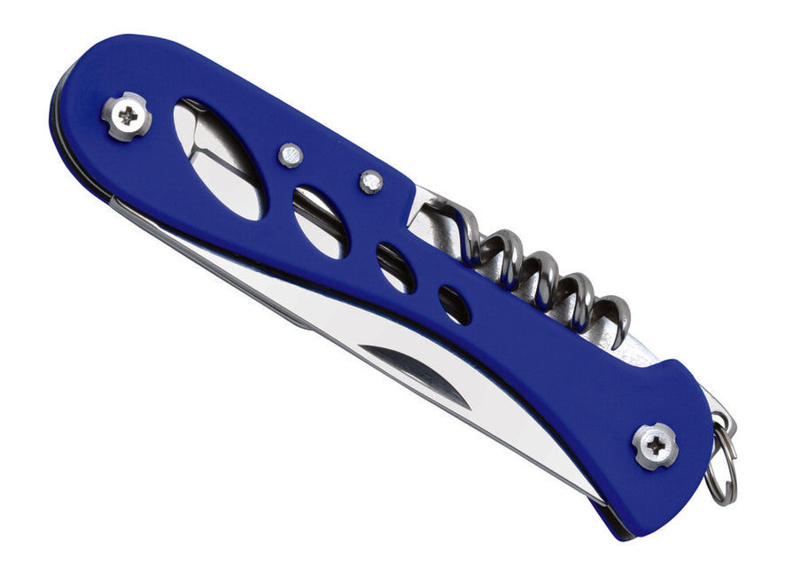 Baladeo ECO163 Schubkarren-Multifik­tionsmesser, 7 Funktionen, blau